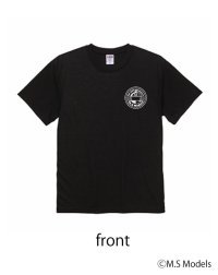 M.S ModelsオリジナルTシャツ　色：ブラック　サイズ：S〜XXL