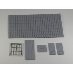 画像7: MacOne Models[MAC35190]1/35 農場の家 納屋付住居壁面