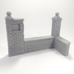 画像6: MacOne Models[MAC35215]ジオラマベース　石畳の路面と公園の一角