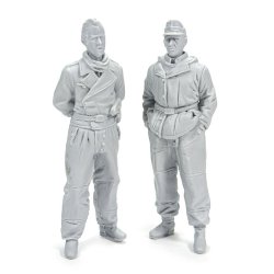 画像1: MacOne Models[MAC35802]1/35 WWIIドイツ戦車搭乗員セット 防寒服を着た戦車兵(2体セット)