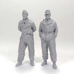 画像3: MacOne Models[MAC35802]1/35 WWIIドイツ戦車搭乗員セット 防寒服を着た戦車兵(2体セット)