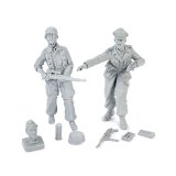 MacOne Models[MAC35808]1/35 WWIIDAKラムケ降下猟兵旅団士官&猟兵セット