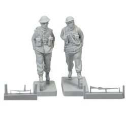 画像5: MacOne Models[MAC48600]1/48 WWIIイギリス陸軍 冬姿の歩兵セット(2体入)