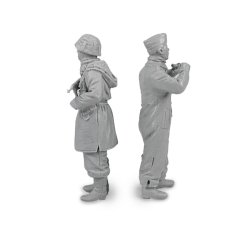 画像2: MacOne Models[MAC48603]1/48 WWIIドイツ陸軍冬季装備歩兵セットB 独士官セット(2体入)
