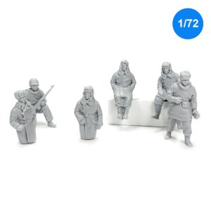 画像1: MacOne Models[MAC72601]1/72 WWII ソ/露 冬季装備のソビエト赤軍戦車乗組員&偵察兵セット (1)