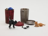 MacOne Models[MAC35180]1/35 ゴミ箱に群がるネズミと猫