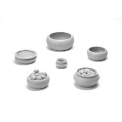 画像1: MacOne Models[MAC35199]1/35 ジオラマアクセサリー 料理用の大器