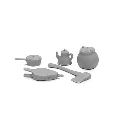 画像5: MacOne Models[MAC35220]1/35 ジオラマアクセサリー 薪ストーブセット