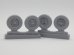 画像3: MacOne Models[MAC35603]1/35 WWII 独 VWタイプ82E用タイヤセットホイール付 RFM用 (3)