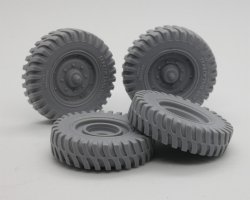 画像1: MacOne Models[MAC35607]1/35 WWII 英 W.O.T.ダンロップタイヤセットホイール付 ICM用