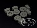 MacOne Models[MAC35009]1/35 T3 トランスポーター レジンタイヤセット(タコム用)