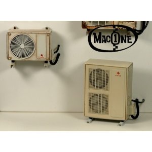 画像1: MacOne Models[MAC35106]1/35 クーラー室外機セット2 (1)