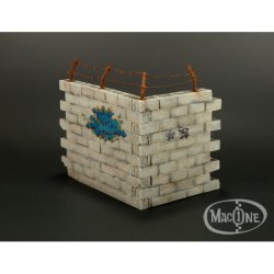 画像2: MacOne Models[MAC35119]1/35 壁D ドア付き