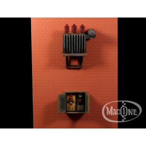 画像1: MacOne Models[MAC35125]1/35 変圧器&ブレーカーセットA (1)