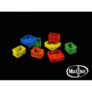 画像1: MacOne Models[MAC35132]1/35 樹脂製の荷物カゴ (1)