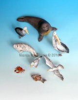 マンティス・ミニチュアズ[Man35028]動物セット 7　海辺の動物