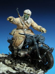 画像1: マンティス・ミニチュアズ[Man35029]独 バイク兵 WWII 東部戦線 (1)