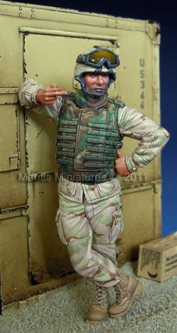 画像1: マンティス・ミニチュアズ[Man35033]U.S 現用AFV ガンナー