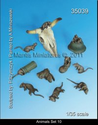 マンティス・ミニチュアズ[Man35039]動物セット 10