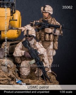 画像1: マンティス・ミニチュアズ[Man35062]1/35 米海兵隊パトロールセット