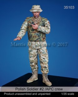 画像1: マンティス・ミニチュアズ[Man35103]1/35 現用ポーランド兵 #2 APCコマンダー