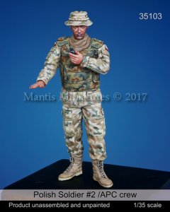 画像1: マンティス・ミニチュアズ[Man35103]1/35 現用ポーランド兵 #2 APCコマンダー (1)