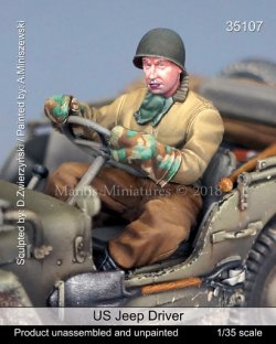 画像1: マンティス・ミニチュアズ[Man35107]1/35 WWII米 ジープドライバー