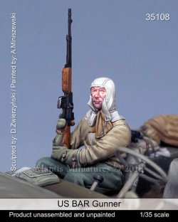 画像1: マンティス・ミニチュアズ[Man35108]1/35 WWII米 BAR射手(乗車中)