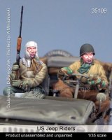 マンティス・ミニチュアズ[Man35109]1/35 WWII米 ジープ搭乗兵 (2体セット)