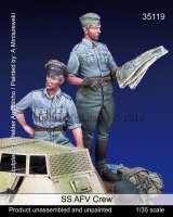 マンティス・ミニチュアズ[Man35119]1/35 WWII 独 SS 武装親衛隊装甲車搭乗員セット