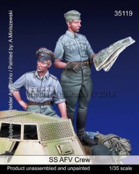 マンティス・ミニチュアズ[Man35119]1/35 WWII 独 SS 武装親衛隊装甲車搭乗員セット