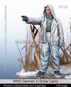 画像1: マンティス・ミニチュアズ[Man35122]1/35 WWII 独 ドイツ陸軍 冬季迷彩の防寒服を着た兵士 (1)