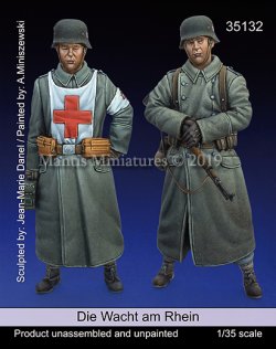 画像1: マンティス・ミニチュアズ[Man35132]1/35 WWII 独 ドイツ守備隊セット「ラインの守り」