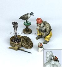 マンティス・ミニチュアズ[Man35136]1/35動物セット調教された動物
