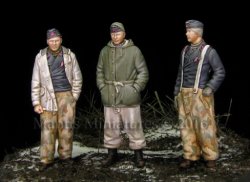 画像2: マンティス・ミニチュアズ[Man72003]1/72 WWII独 国防軍戦車兵セット(3体セット)