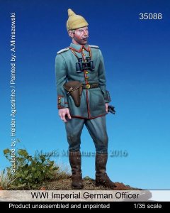 画像1: マンティス・ミニチュアズ[Man35088]1/35 WWI独 ドイツ帝国将校 (1)