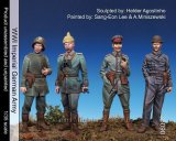 マンティス・ミニチュアズ[Man35090]1/35 WWI独 歩兵+戦車兵+将校セット(4体セット)