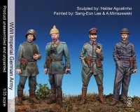 マンティス・ミニチュアズ[Man35090]1/35 WWI独 歩兵+戦車兵+将校セット(4体セット)