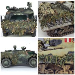 画像5: マンティス・ミニチュアズ[CAM05]1/35 WWII/現用 アクセサリーセット ヘシアン迷彩ネット
