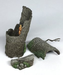 画像1: マンティス・ミニチュアズ[MAC16]1/35 枯れた木の幹