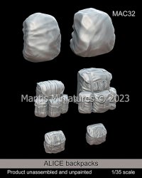 マンティス・ミニチュアズ[MAC32]1/35 現用 アメリカ ALICEバックパックセット(6個入)