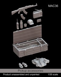 マンティス・ミニチュアズ[MAC36]1/35 現用 ピックアップトラック用車載装備品セット