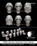 画像1: マンティス・ミニチュアズ[MAC60]1/35 WWII ドイツ 偽装マスク付ヘッドセット(6種類2サイズ 12個入) (1)