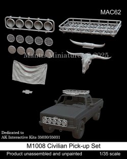 画像1: マンティス・ミニチュアズ[MAC62]1/35 現用 アメリカ 民間ピックアップトラック装備品セット(AKインタラクティブ用)