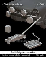 マンティス・ミニチュアズ[MAC68]1/35 汎用 トラビ(トラバント)・ラリー アクセサリーセット