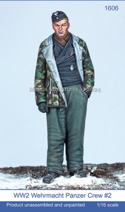 画像1: マンティス・ミニチュアズ[Man1606]1/16 WWII ドイツ 冬季の国防軍戦車兵＃2