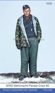 画像1: マンティス・ミニチュアズ[Man1606]1/16 WWII ドイツ 冬季の国防軍戦車兵＃2 (1)