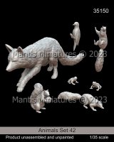 マンティス・ミニチュアズ[Man35150]1/35 動物セット42 森の小動物