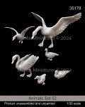 マンティス・ミニチュアズ[Man35178]1/35 動物セット52 欧州の水鳥(ガチョウ/カモ)