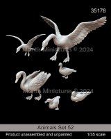 マンティス・ミニチュアズ[Man35178]1/35 動物セット52 欧州の水鳥(ガチョウ/カモ)